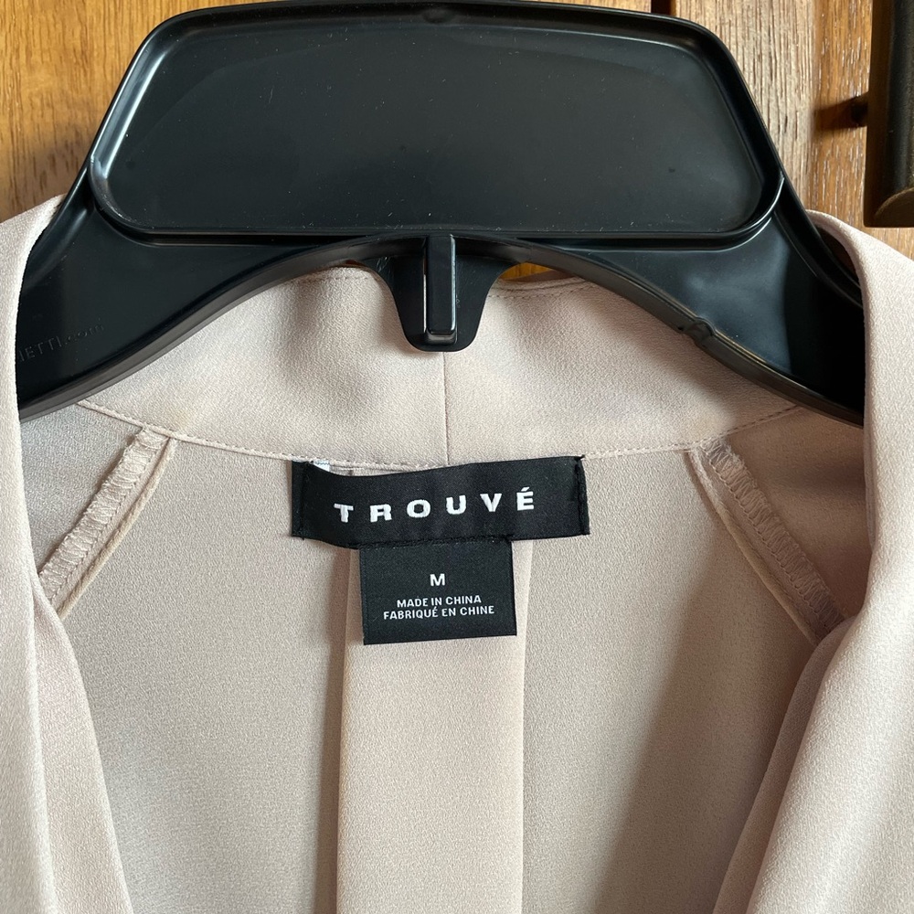 Trouve Cream Wrap Blouse - Picture 2 of 5